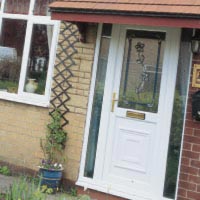 Stained Glass Door